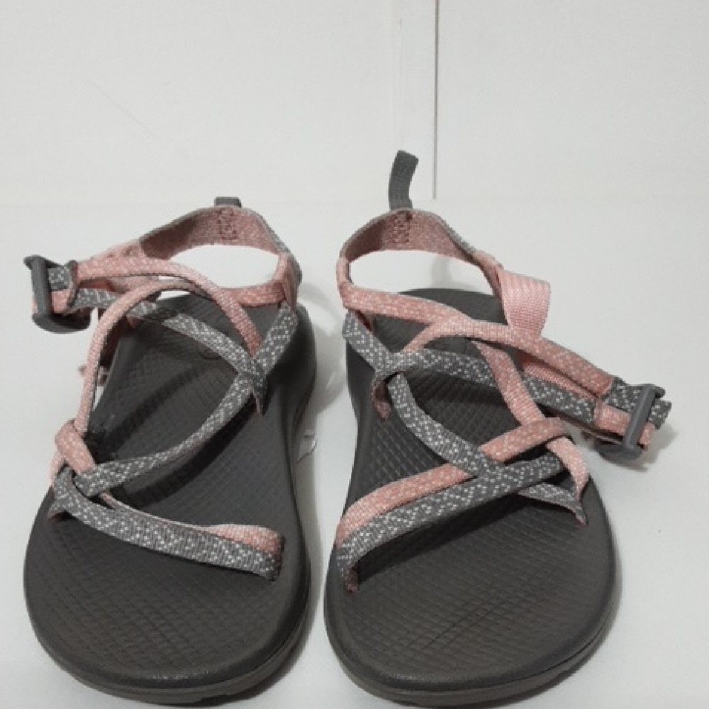 Chaco Pink and‎ Gray Strappy Sandals